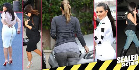 kim kardashian butt evolution|From Curvy Cutie To One Beast Of A Booty: The .